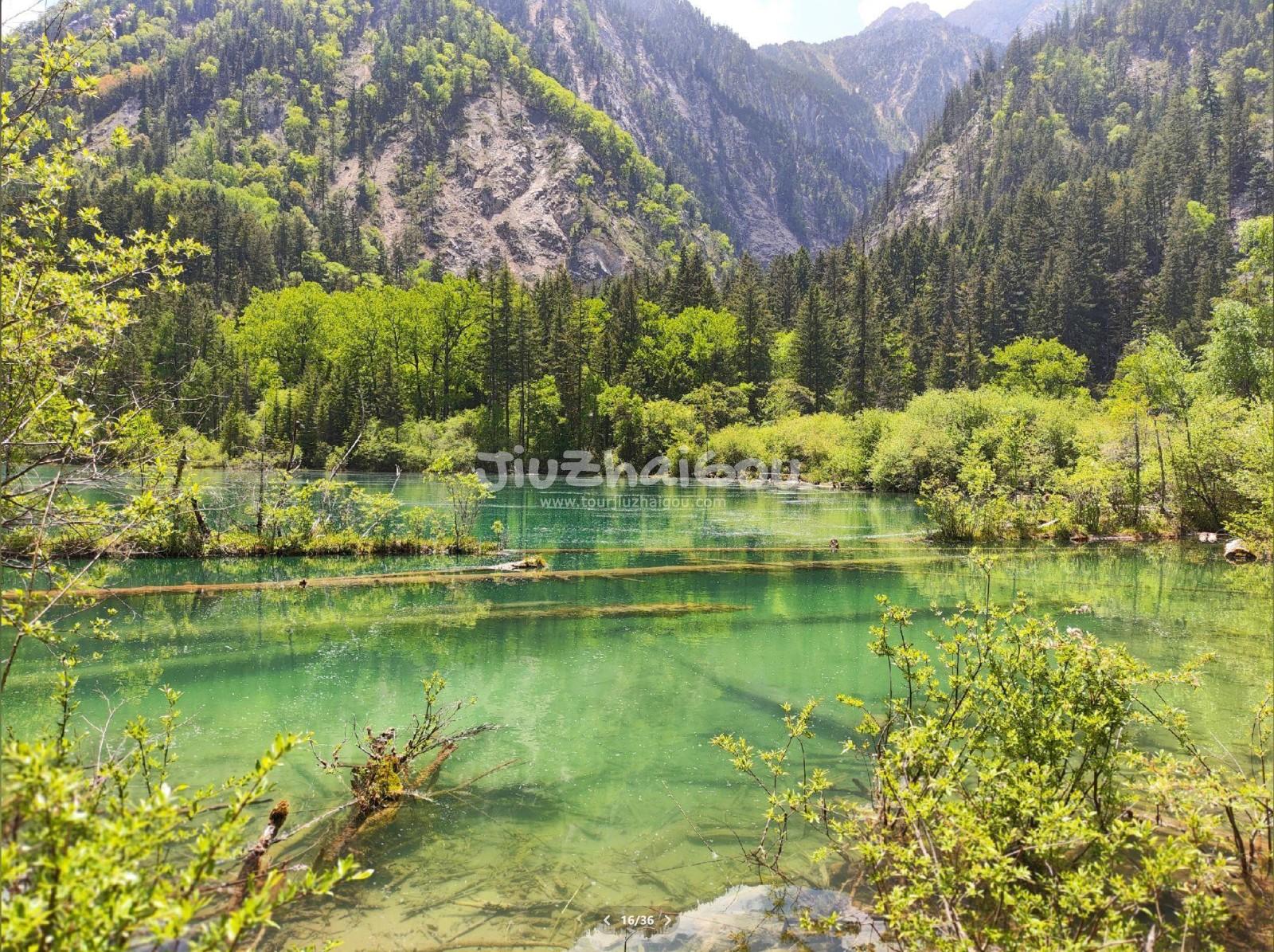 Jiuzhaigou in May 