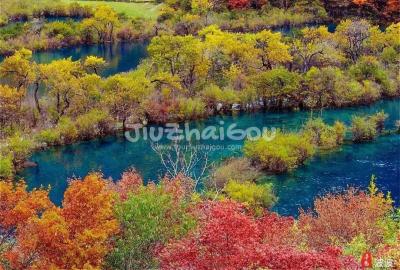 Jiuzhaigou in fall