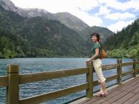 Beautiful Girls in Jiuzhaigou