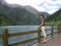 Beautiful Girls in Jiuzhaigou