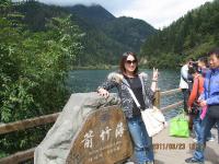 Beautiful Girls in Jiuzhaigou