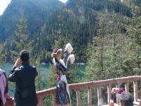 Beautiful Girls in Jiuzhaigou