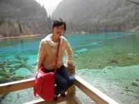 Beautiful Girls in Jiuzhaigou