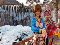 Beautiful Girls in Jiuzhaigou