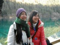 Beautiful Girls in Jiuzhaigou