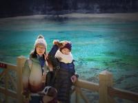 Beautiful Girls in Jiuzhaigou