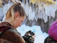 Beautiful Girls in Jiuzhaigou