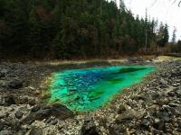 Colorful Pool Jiuzhaigou Valley