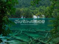 Double Dragon Lake in Jiuzhaigou