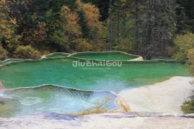 the Guest-greeting Pools, Huanglong Valley