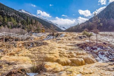Golden Sand Pavement - Huanglong Valley