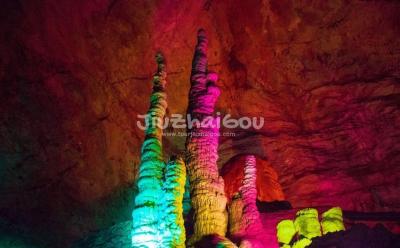 Yellow Dragon Cave in Huanglong Valley