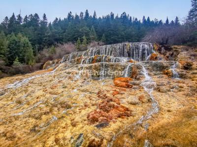 Calcareous Waterfall - Huanglong Valley