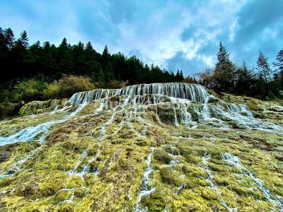 The Calcareous Waterfall in Huanglong Valley