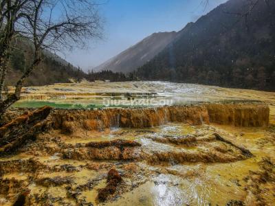 Azalea Reflection Pools - Huanglong Valley