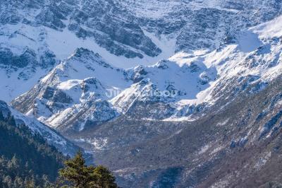 The Yucui Peak in Huanglong Valley