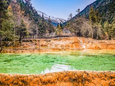 Guest-greeting Pools, Huanglong Valley