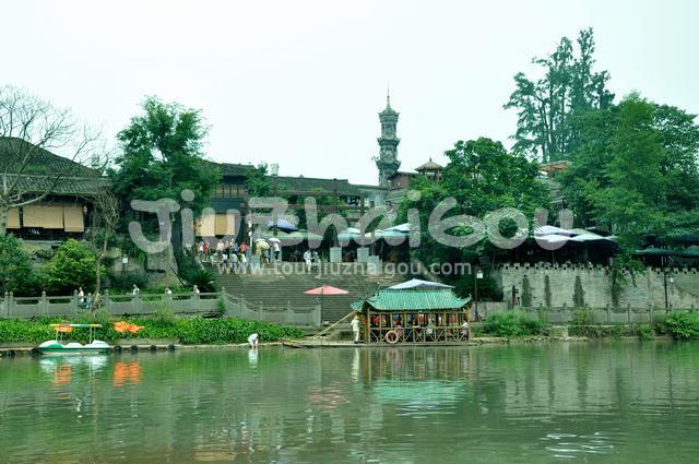 Jiezi Ancient Town riverside