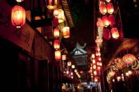 Night viwe of Jinli Ancient Street