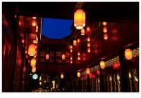 Jinli Ancient Street in night