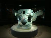 Mask in Chengdu Jinsha Site Museum