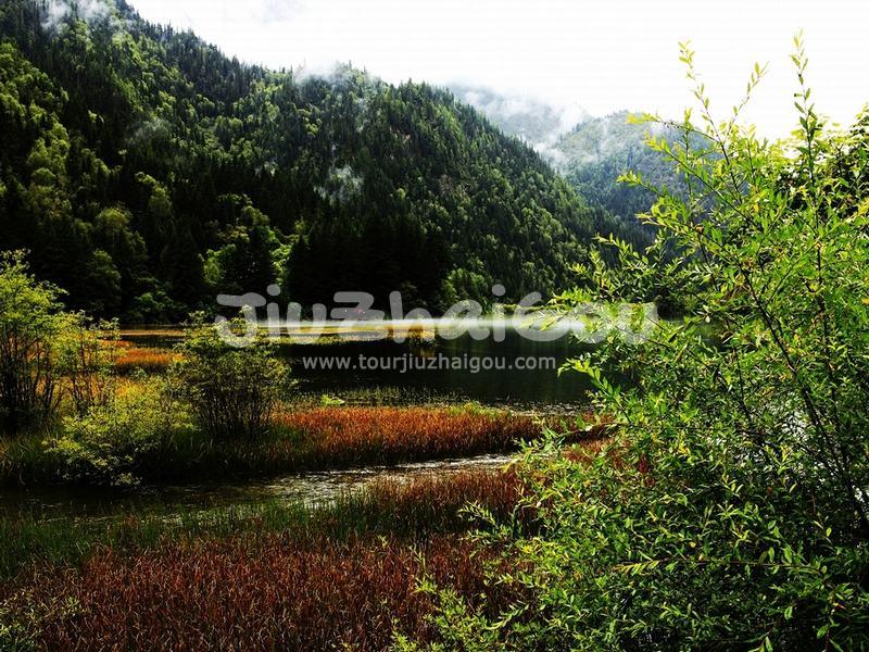 Jiuzhaigou in August 