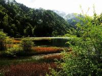 Jiuzhaigou in August 