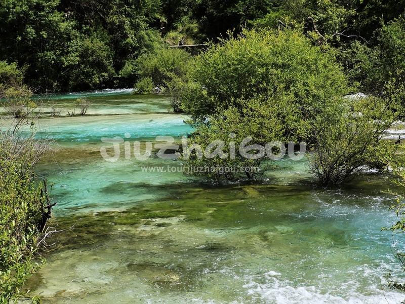 Jiuzhaigou in August 
