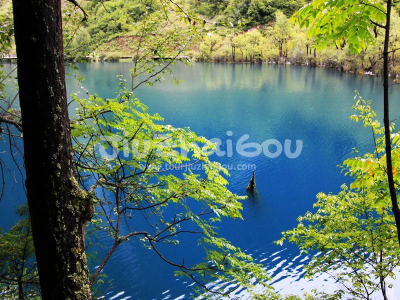 Jiuzhaigou in August 