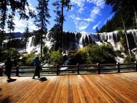 Jiuzhaigou in August 