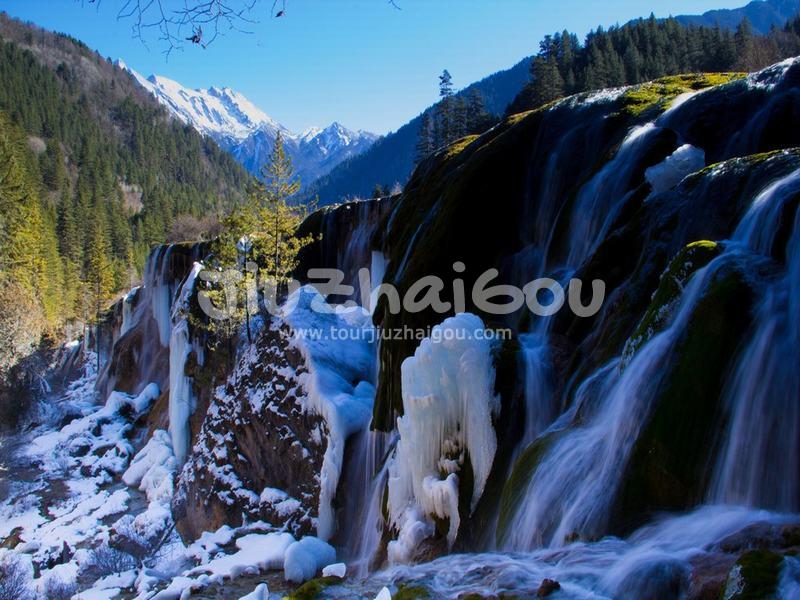 Jiuzhaigou National Park in January