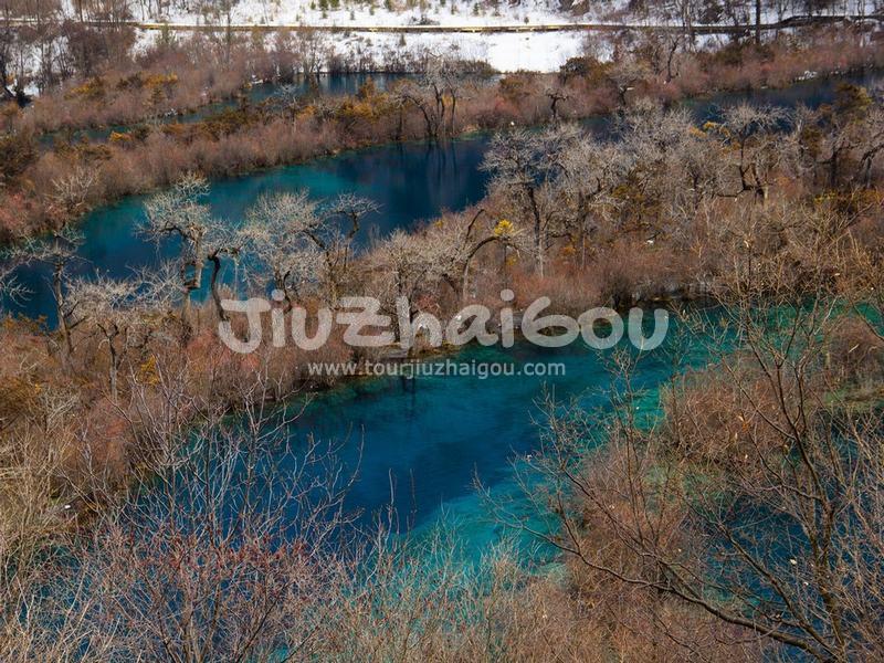 Jiuzhaigou in January