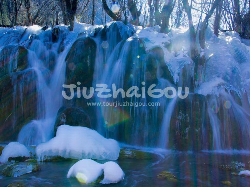 Jiuzhaigou National Park in January