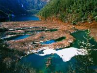 Jiuzhaigou Shuzheng Lakes in Snow