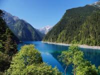 Long Lake in Jiuzhaigou Valley 