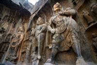 Stone Inscription Statues in Longmen Caves