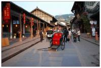 Rickshaw in Luodai Ancient Town