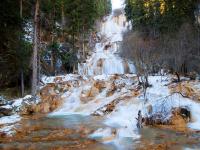 Zhaga Waterfall in winter - Monigou Valley