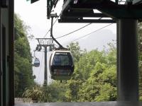 The Cable Cars in Emei Mountain