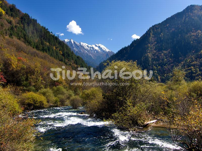 Mountains and Mountain Ranges of Jiuzhaigou National Park