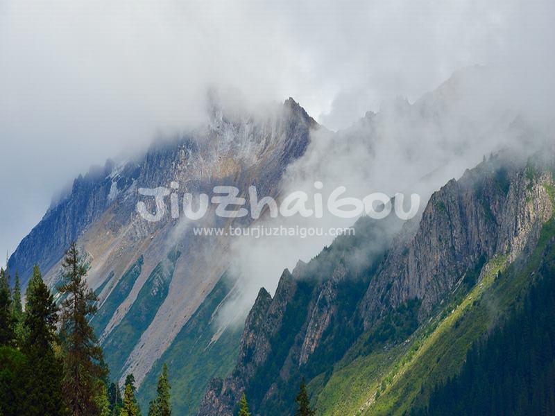 Mountains and Mountain Ranges of Jiuzhaigou National Park