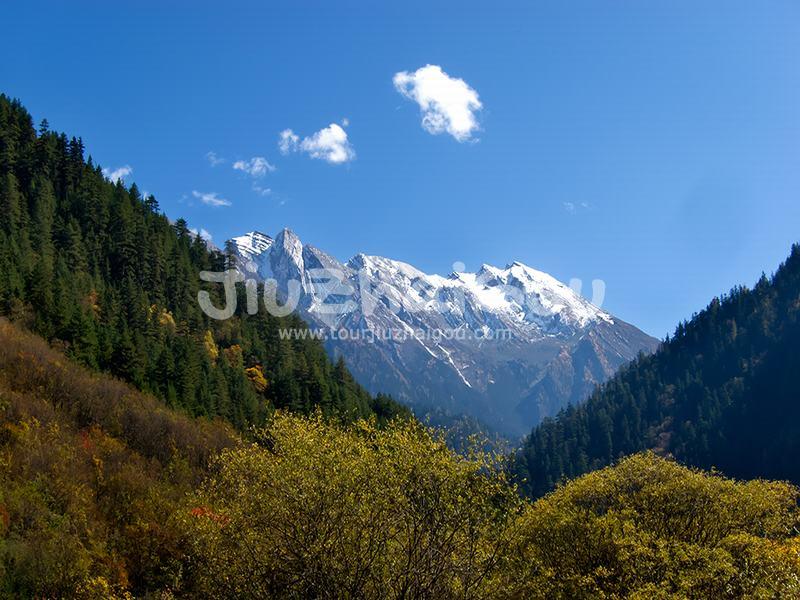 Mountains and Mountain Ranges of Jiuzhaigou National Park
