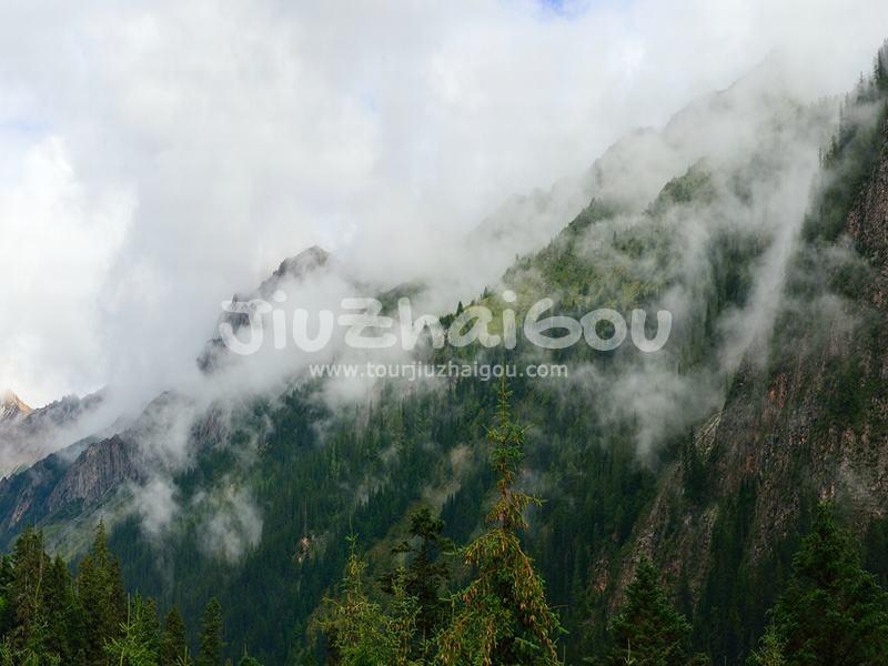 Mountains and Mountain Ranges of Jiuzhaigou National Park