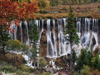 Nuo Ri Lang Waterfall - Jiuzhaigou Valley