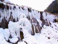 Nuorilang Waterfall in Winter