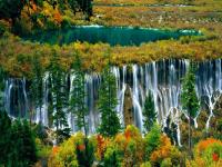 Nuorilang Waterfall in Jiuzhaigou