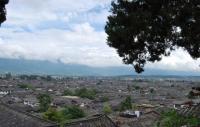 Aerial view of Lijiang Old Town