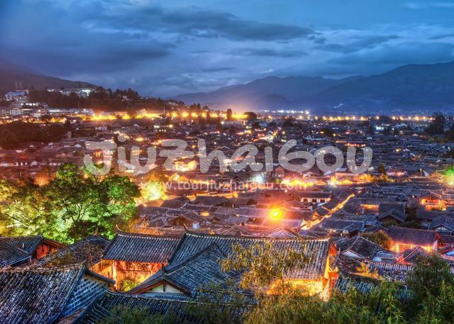Night View of Lijiang Old Town