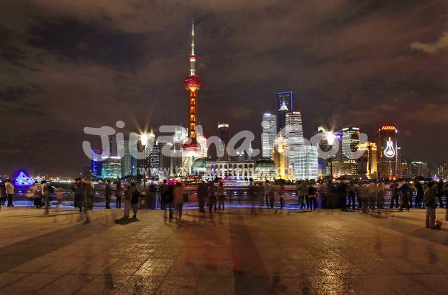 Oriental Pearl TV Tower at Night