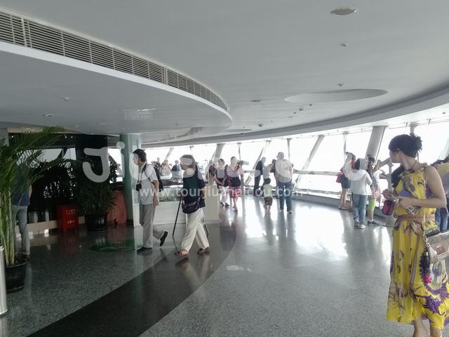 The Internal of Oriental Pearl TV Tower 